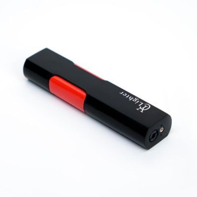 Зажигалка газовая, пьезо, с регулятором 9х2.2 см, красная/черная