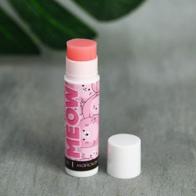 Набор "8 мяута", бальзам для губ, блокнотик