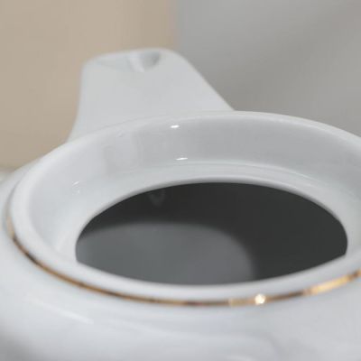 Сервиз чайный «Бамбуковая орхидея», 14 предметов: чайник 1 л, сахарница 400 мл, 6 чашек 220 мл, 6 блюдец d=14 см