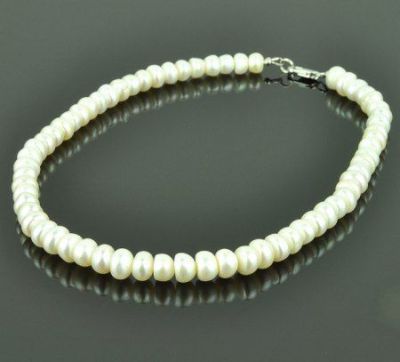 Бусы Жемчуг "Лебединая верность" арт.НЖМ-2(8)-40-1-5