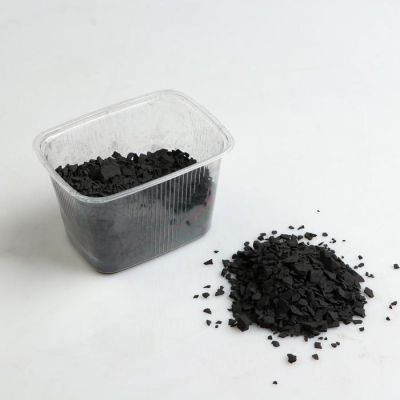 Шунгит для воды, фракция 5-10 мм, пласт.коробка, 300 гр.