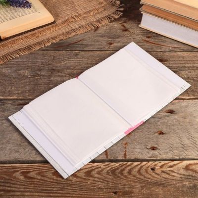 Фотоальбом на 40 фото 10х15 см "Цветы на досках" в коробке с зол.обводкой МИКС 17х14х5 см