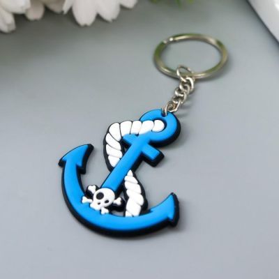 Брелок резина "Пираты" МИКС 3,5х4,8 см