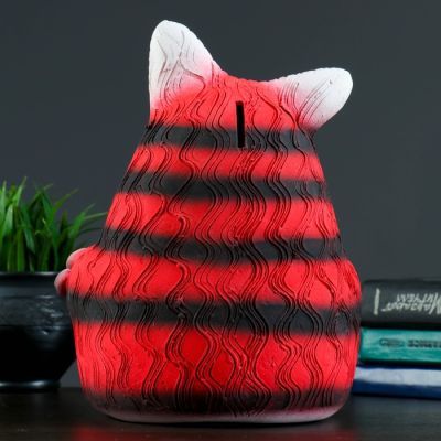 Копилка "Кот Рыжик" 28см МИКС