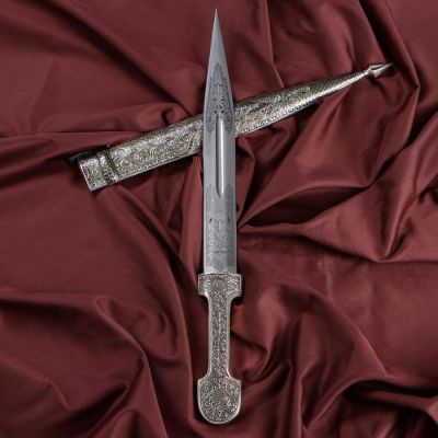 Кинжал сувенирный "Ирбис" №1 латунь