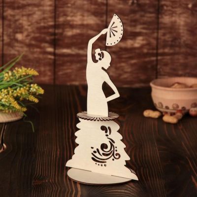 Салфетница «Танцовщица с веером», 25×14,5×0,3 см