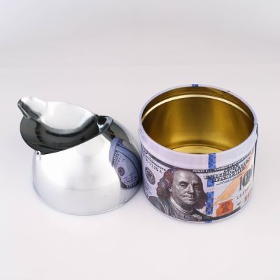 Пепельница бездымная "Доллар", 12×9 см, микс