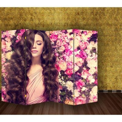 Ширма "Аромат цветов", 200 × 160 см