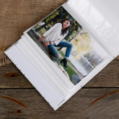 Фотоальбом на 40 фото 10х15 см "Кактусы и доски" в коробке МИКС 17х14х5 см