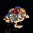 Сувенир с кристаллами Swarovski "Морская черепаха" 6,5х5,6 см