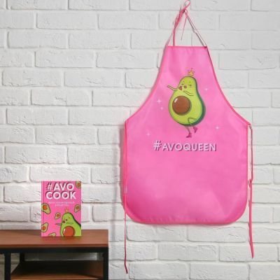 Набор "Avoqueen", фартук и кулинарная книга