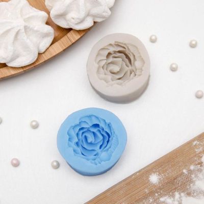Молд силиконовый «Роза», 4,5×2 см, цвет МИКС