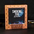 Портсигар "Smoking tire",  9.6 х 9,6 см