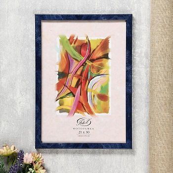 Фоторамка из пластика Бирюза 184 21х30 14мм/ прямой(24)