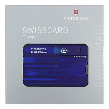 Швейцарская карточка VICTORINOX SwissCard Classic 0.7122.T2, 10 функций