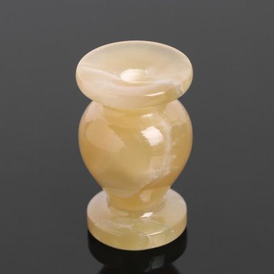 Подсвечник церковный , 4х6 см, жёлтый оникс