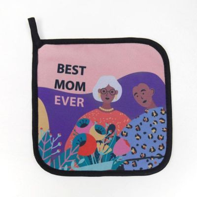 Прихватка "Доляна" Best mom 19х19см габардин, 35% х/л, 65% п/э, ватин 250г/м2