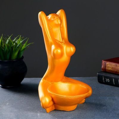 Фигура "Мулатка" золото 16х14х26см