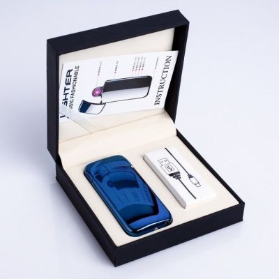 Зажигалка электронная "Тесла",  8х3.5 см