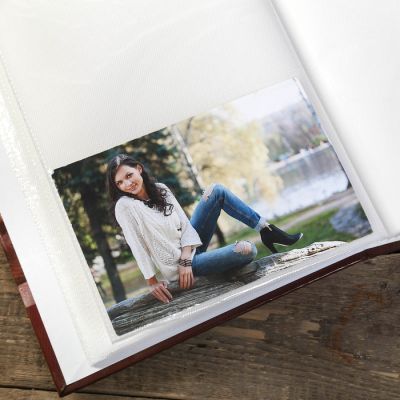 Фотоальбом BRAUBERG на 200 фотографий 10х15 см "Часы"