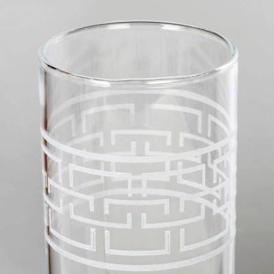 Ваза гравированная "Браслет" d-7.5см, h-26,5