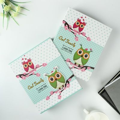 Фотоальбом "Совята" на 80 фото 10х15 см, в коробке, МИКС