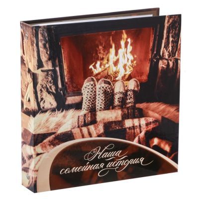 Фотоальбом и наклейки в подарочной коробке "Наша семейная история", 100 фото