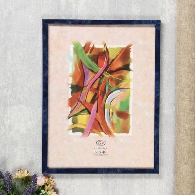 Фоторамка из пластика Бирюза 184 30х40 14мм/ прямой(24)