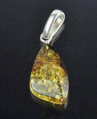 Кулон Янтарь "Золотой дождь" арт.ЯК-537