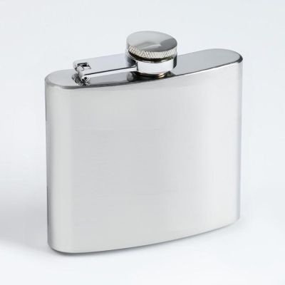 Фляжка 150 мл, под нанесение, металл, 9.5х9.5 см