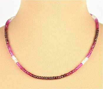 Бусы Рубин  "Драгоценное сияние" арт.П2461