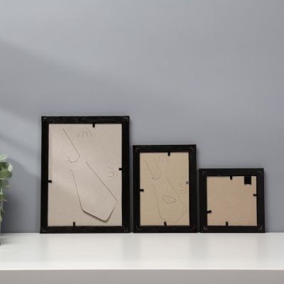 Набор фоторамок 10х10, 10х15, 15х21 см (чёрный) 11 шт