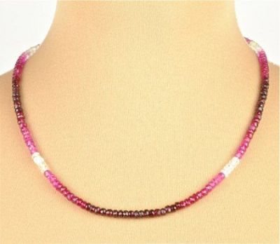 Бусы Рубин  "Драгоценное сияние" арт.П2461