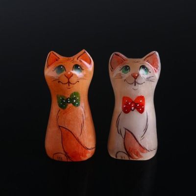 Сувенир «Кошечка», 2,3×4,5 см, селенит, микс