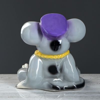 Копилка "Мышка толстопуз", глянец, разноцветный, 27 см