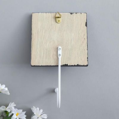 Крючок декоративный дерево "Ведерко с лавандой" 17,5х10х4,5 см