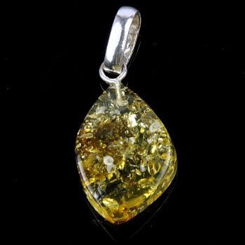 Кулон Янтарь "Золотой дождь" арт.ЯК-027