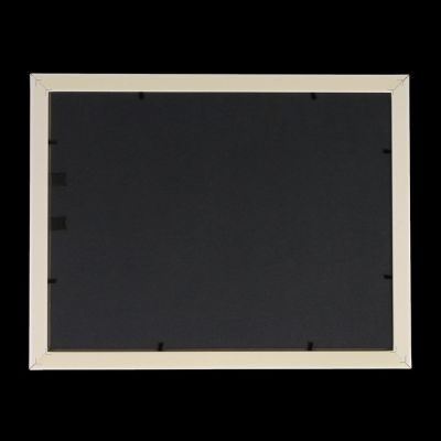 Фоторамка пластик 30х40 см (881S) белый с серебром