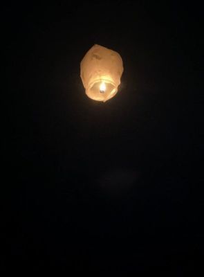 Фонарик небесный «Конус красный»