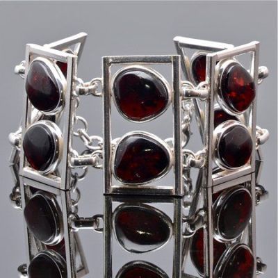 Браслет Янтарь "Янтарный стиль" арт.ЯК-1404