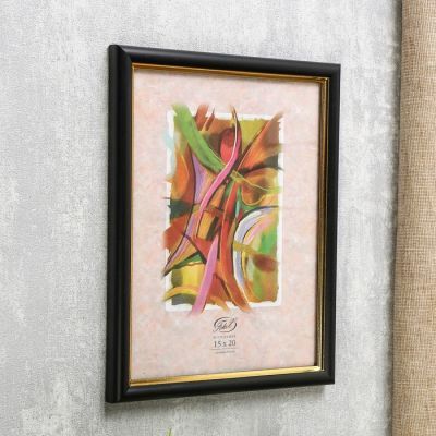 Фоторамка "Черный" пластик 15х20 см