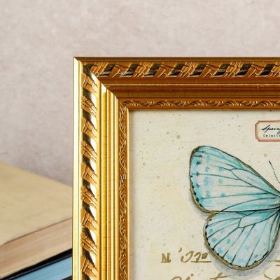 Фоторамка пластик 20х25 см "Фредерик" золотая спираль 29,2х24,2 см