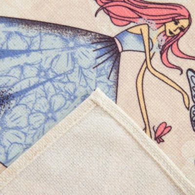 Салфетка на стол «Феечка с бабочками» 30х30 см