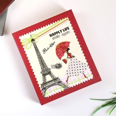 Фотоальбом на 80 фото 10х15 см "Путешественница по Европе" в коробке МИКС 23х19х5,2 см