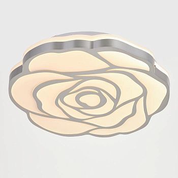 Светильник с ПДУ 670515N LED 48Вт 3 режима 3000-6000К диммер серебро 38х38х6 см