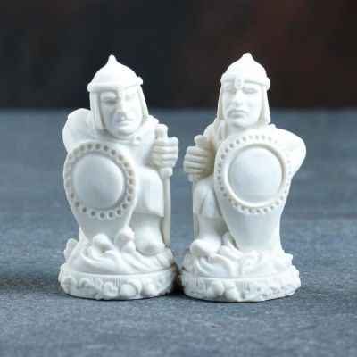 Фигуры шахматные "Русские сказки" комплект 32штх11см