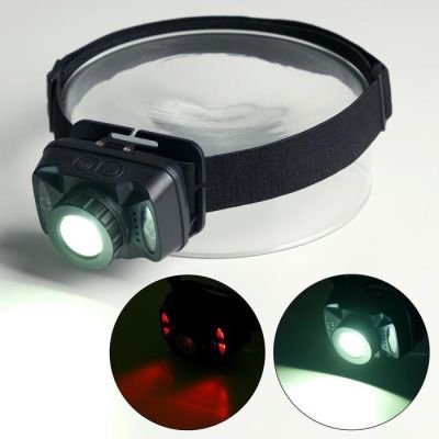 Фонарь налобный аккумуляторный 10 Вт, 1200 мАч, USB, T6, 5 режимов, датчик движения