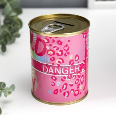 Копилка-банка металл "Danger beauty"