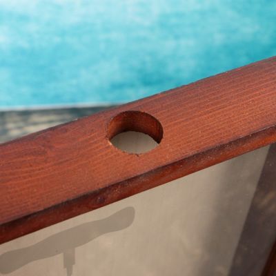 Накопитель для пробок, 48х28х5см, ХВОЯ, морёная с УФ стеклом