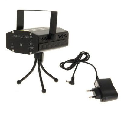 Световой прибор (8 картинок, корпус металл, AW-08B)